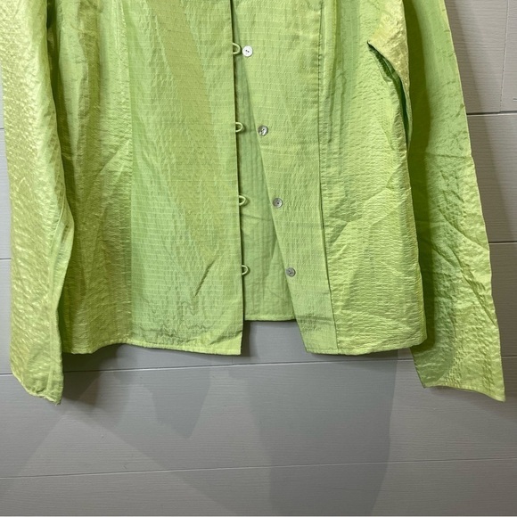 Linden Hill | Silk Button Up Shirt Size Small - Picture 4 of 7